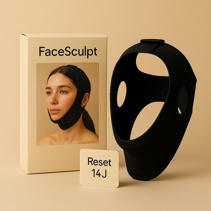 FaceSculpt – Masque V-Line Affinant Double Menton + Protocole Reset 14Jours (PDF)